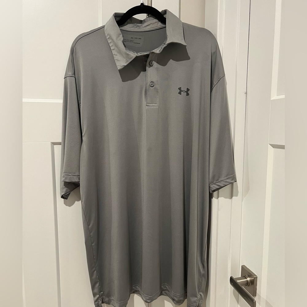 Under Armour Grey Mens Polo
